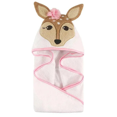 Hudson Baby Animal Hooded Towel, Fawn Image 1