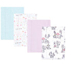 Hudson Baby Unisex Baby Cotton Flannel Burp Cloths, Garden Fairies, One Size Image 1