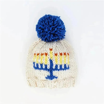Huggalugs - Menorah Beanie Hat For Baby & Kids Image 1