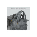 HUGGIES Cozy Hugpack Tote Diaper Bag, Quiet Smoke Quilted Image 3