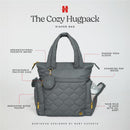 HUGGIES Cozy Hugpack Tote Diaper Bag, Quiet Smoke Quilted Image 6