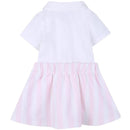 Hugo Boss Baby 2-In-1 Effect Dress Polo-Style, Light Pink Image 2