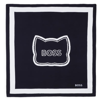 Hugo Boss Baby - Blanket Place of Bith, Navy Image 1
