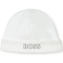 Hugo Boss Baby - Boss Boys Pyjamas & Bonnet, White Image 3