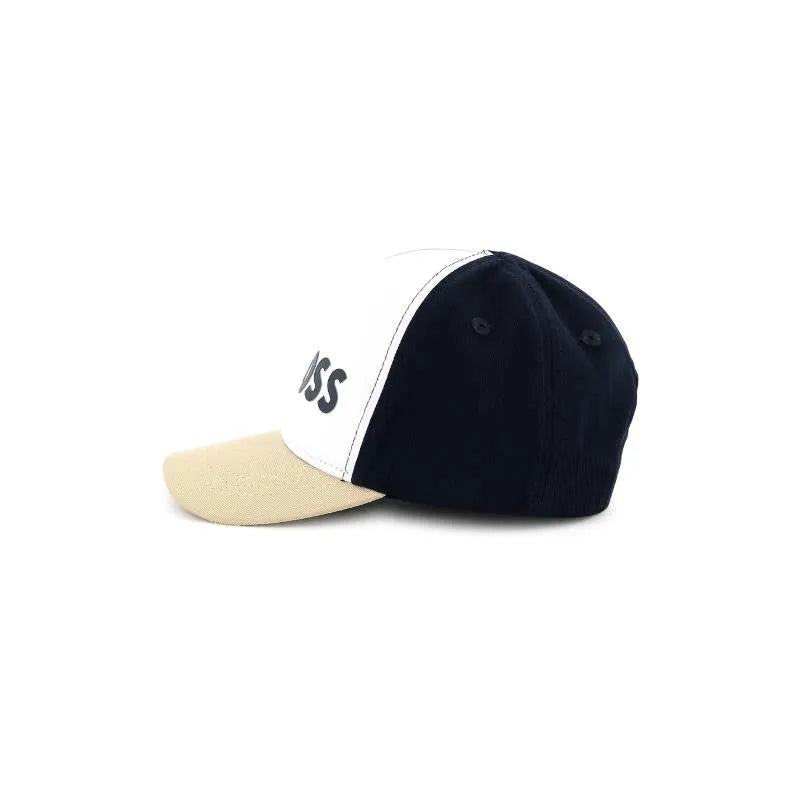 Hugo Boss Baby - Boy Cap, Beige & Navy With Logo Image 4