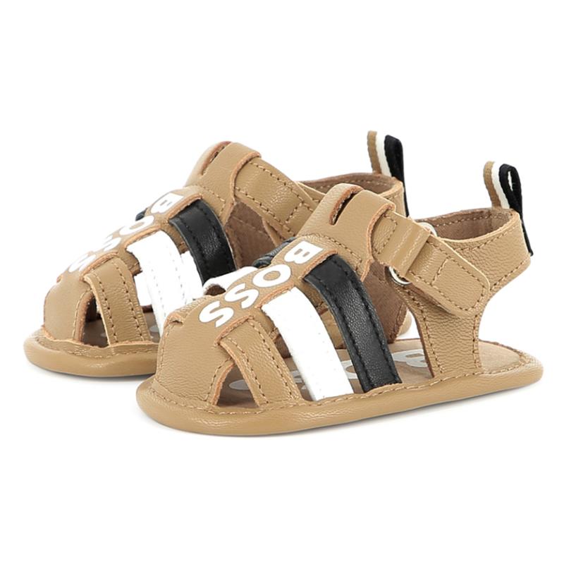 Hugo Boss Baby - Boy Shoes Sandals Beige With Logo Image 6