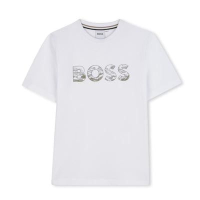 Hugo Boss Baby - Boy Short Sleeves Tee-Shirt, White Image 1