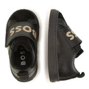 Hugo Boss Baby - Boys Black Velcro Logo Trainers Image 2