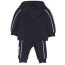 Hugo Boss Baby - Boys Logo Print Tracksuit Set, Pale Blue Image 2