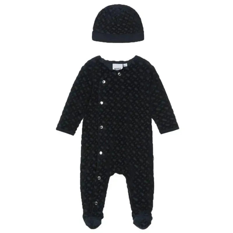 Hugo Boss - Baby Boys Velvet Navy Gift Set Image 1