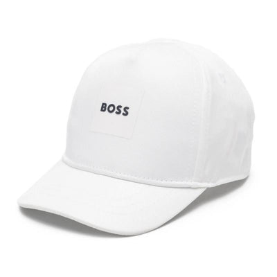 Hugo Boss Baby Cap In Cotton White Image 1