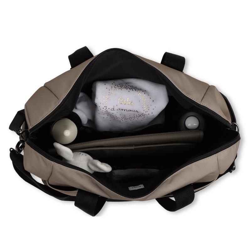 Hugo Boss Baby - Changing Bag In Polyester Canvas Dark Stone Image 6