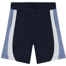 Hugo Boss Baby Color-Block Fleece Shorts, Navy Image 1
