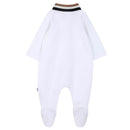 Hugo Boss Baby Footie Bodysuit And Hat In Gift Box Image 4