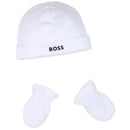 Hugo Boss Baby Footie Bodysuit And Hat In Gift Box Image 5