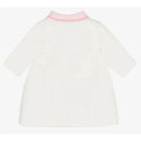 Hugo Boss Baby - Girls White Cotton Logo Dress, Off White Image 2