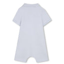 Hugo Boss Baby - Infant Short Seeve Polo Romper W Rubber Red Panda Patch Pale Blue Image 2
