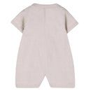 Hugo Boss Baby Infant Short Sleeve Linen Romper, Ivory Image 2