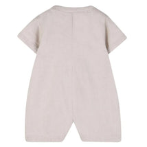 Hugo Boss Baby Infant Short Sleeve Linen Romper, Ivory Image 2