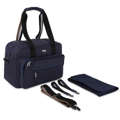 Hugo Boss Baby - Navy Blue Logo Baby Changing Bag Image 1