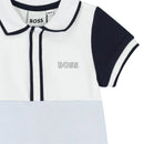 Hugo Boss Baby - Polo Pique Overall Pale Blue Image 3