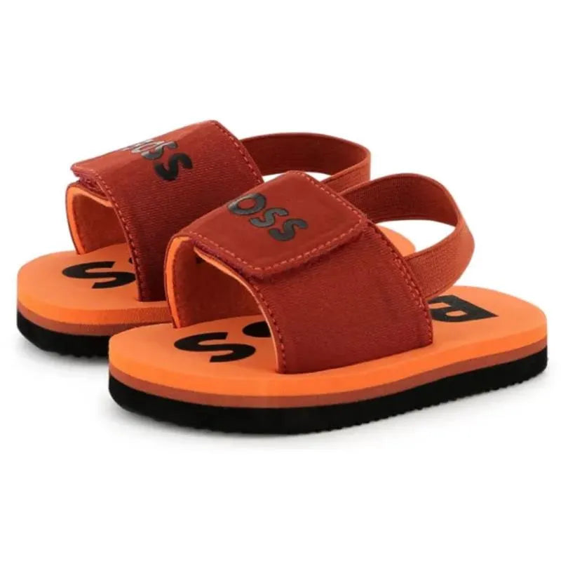Hugo Boss Baby - Sandals Beige With Boss Logo Image 3