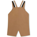 Hugo Boss Baby - Short Dungarees & Shoulder Strap, Beige Image 2