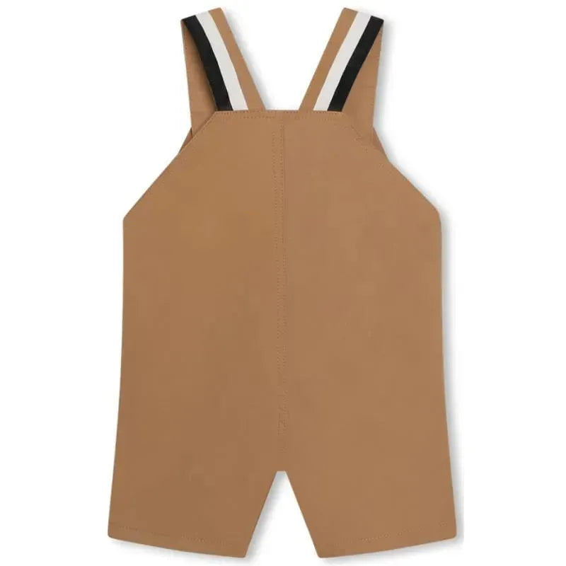 Hugo Boss Baby - Short Dungarees & Shoulder Strap, Beige Image 2