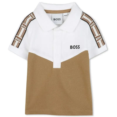 Hugo Boss Baby - Short Sleeve Polo Beige Image 1