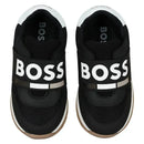 Hugo Boss Baby - Sneakers In Leather & Mesh Logo Elastic Image 2