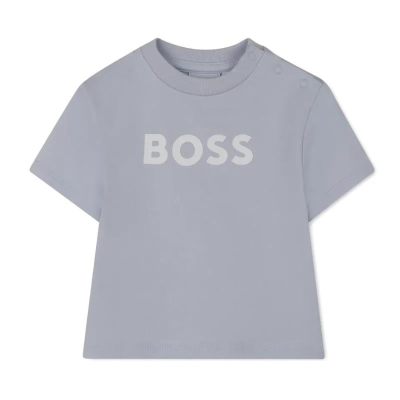 Hugo Boss Baby T-Shirt And Shorts Set, Stone Image 3