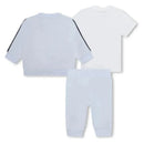 Hugo Boss Baby - Tracksuit & Tee Set Boy, Light Blue And White Image 2