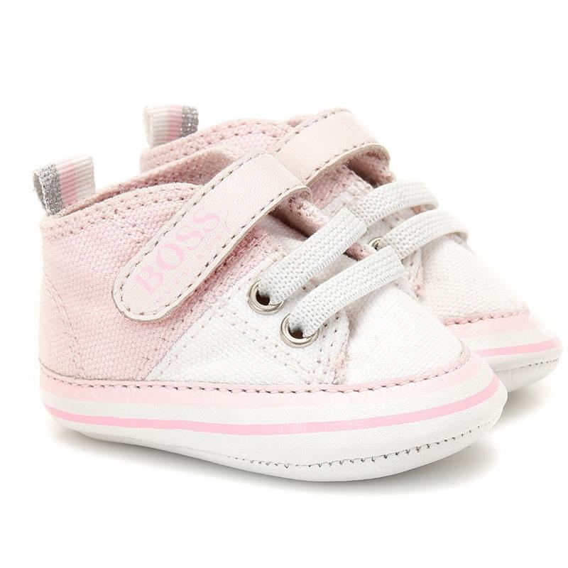 Hugo Boss Baby - Newborn Baby Girl Sneakers, Pink Image 1