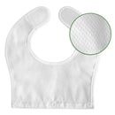 I-Play Green Spouts Snap & Go Long Sleeve Bib, Pink Flower Field, Size 6-18M Image 11