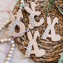 Simple Custom Easter Basket Tags