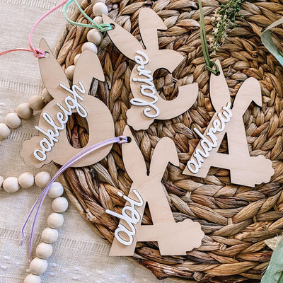 Simple Custom Easter Basket Tags