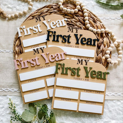 My First Year Monthly Milestone Sign
