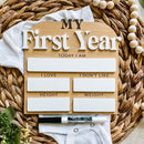 My First Year Monthly Milestone Sign