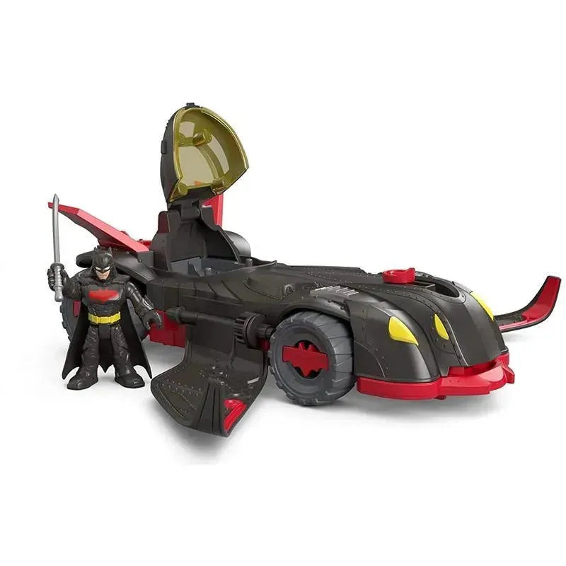 Imaginext DC Super Friends, Ninja Armor Batmobile, Black/Red Image 7