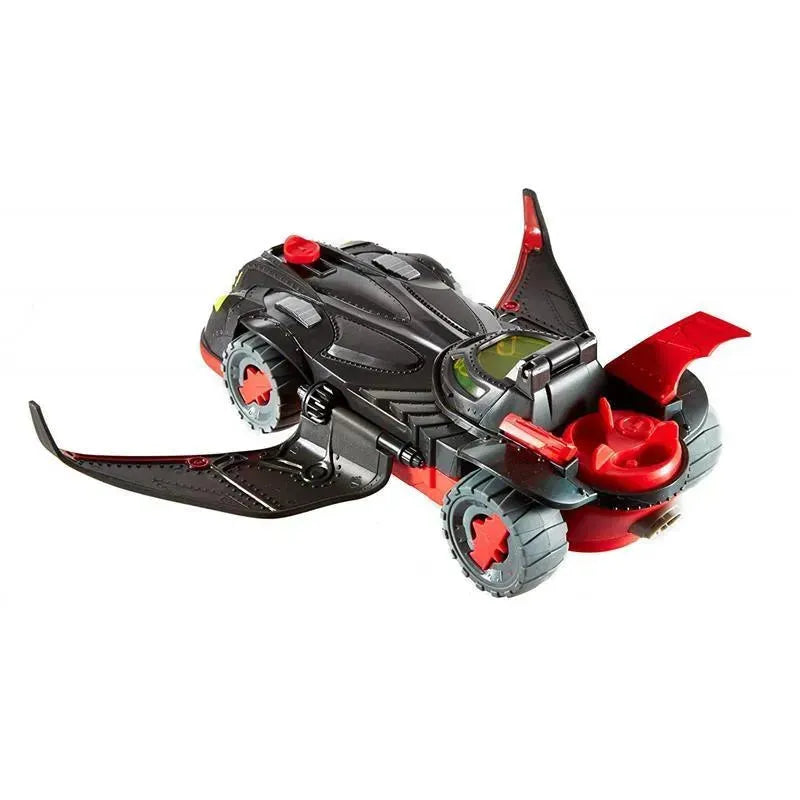 Imaginext DC Super Friends, Ninja Armor Batmobile, Black/Red Image 9