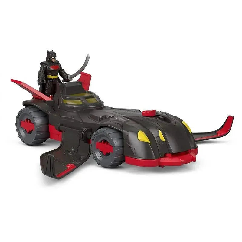 Imaginext DC Super Friends, Ninja Armor Batmobile, Black/Red Image 4