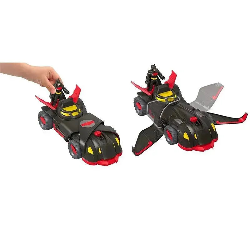 Imaginext DC Super Friends, Ninja Armor Batmobile, Black/Red Image 5