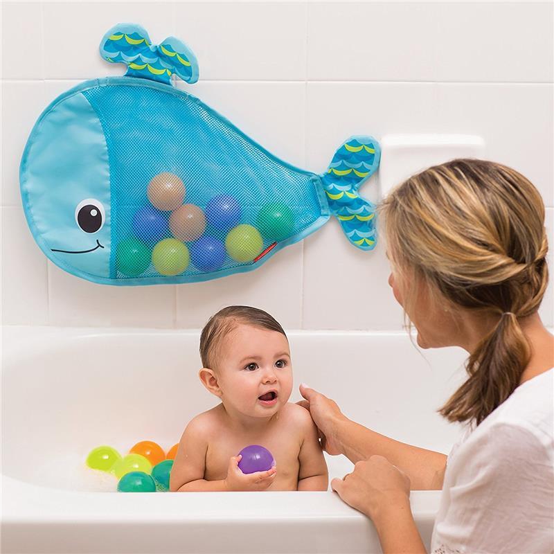 Infantino Ball Belly Stick & Store Whale, Blue Image 3