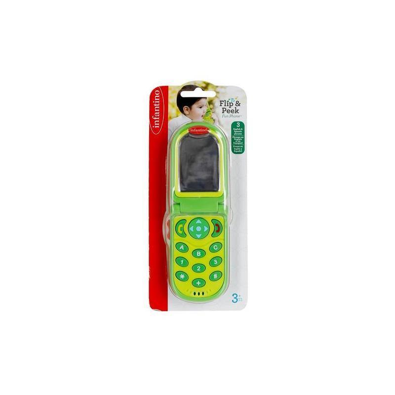 Infantino Flip & Peek Fun Phone - Green Image 4