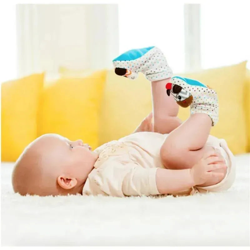 Infantino Foot Rattles - Zebra & Tiger Image 3