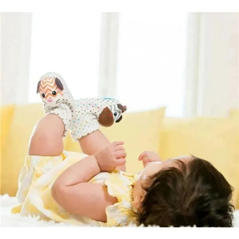 Infantino Foot Rattles - Zebra & Tiger Image 4