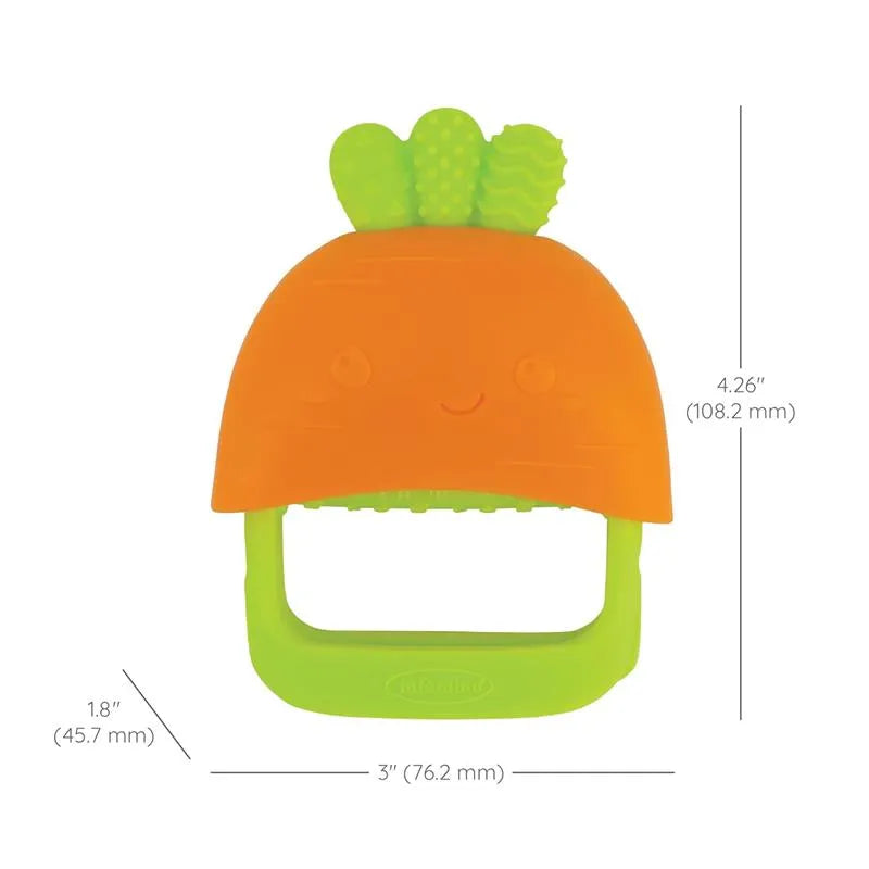 Infantino - Handy Dandy Teething Miitt, Carrot Image 3
