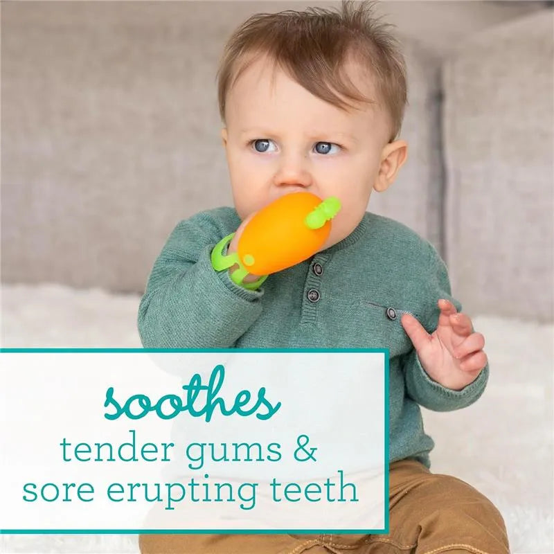Infantino - Handy Dandy Teething Miitt, Carrot Image 5