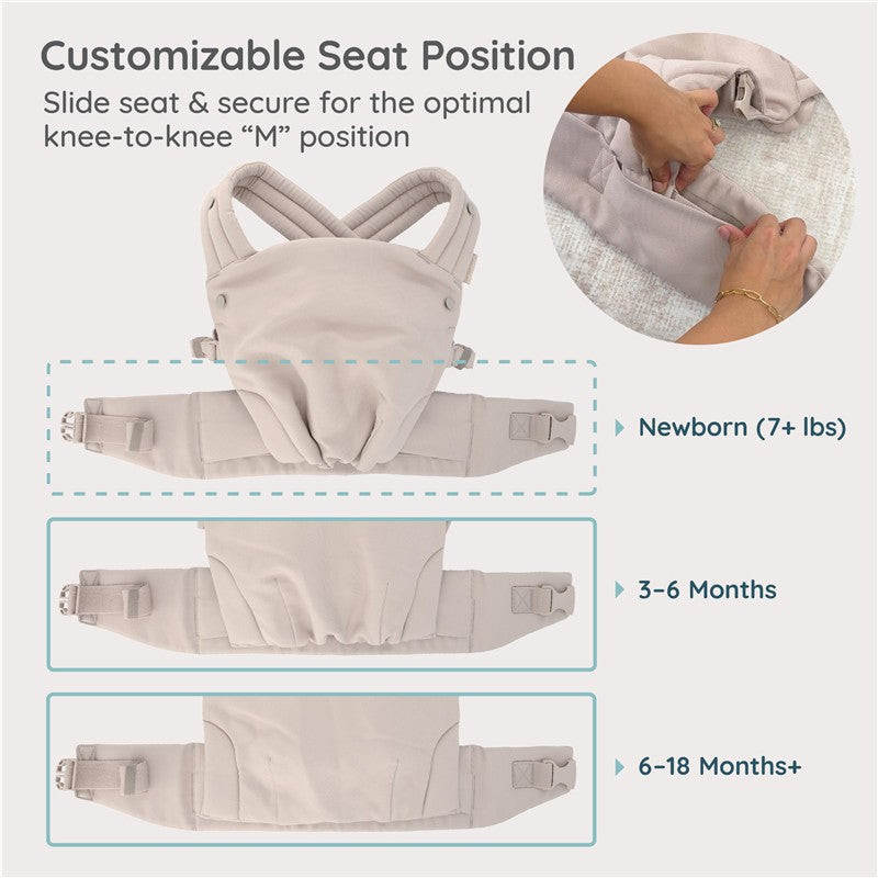 Infantino Honey Blossom Baby Carrier - Vanilla Bloom Image 5