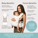 Infantino Honey Blossom Baby Carrier - Vanilla Bloom Image 6